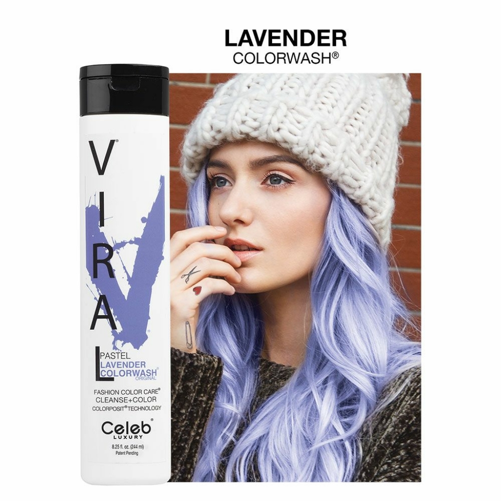 Celeb Luxury Viral Pastel Lavender Hair Color Wash